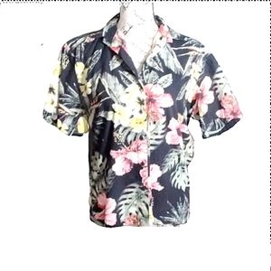 Vntg Hawaiian Classics Button Down Hawaiian Shirt Size Sm